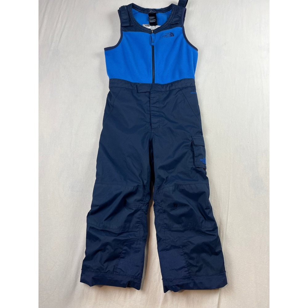 The North Face Kids Blue DryVent Insulated Snow Bib Overalls EZ Grow Size 4T